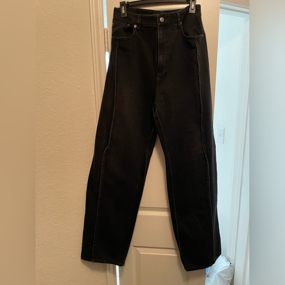Tibi Vintage Black Tuck Jeans - Picture 1 of 7